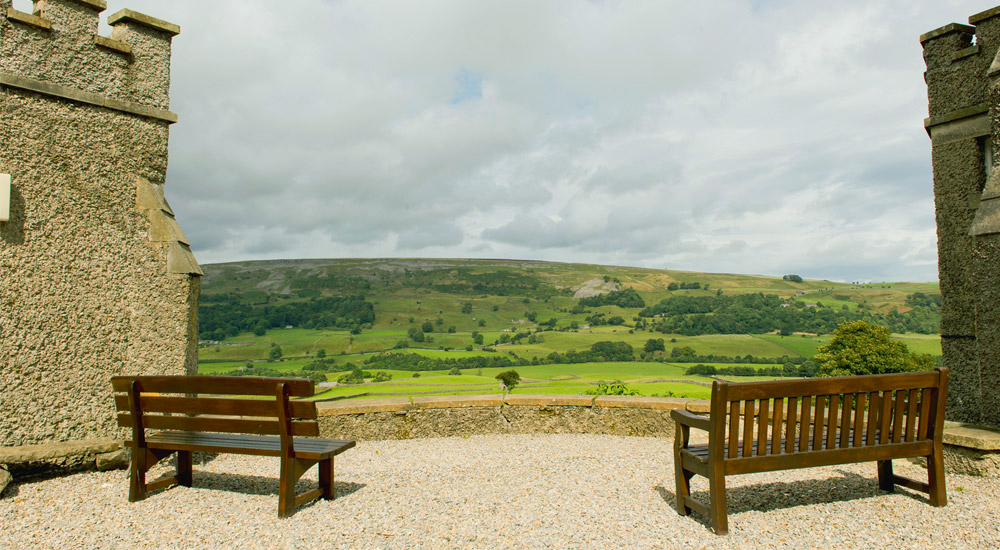View from YHA Grinton Lodge